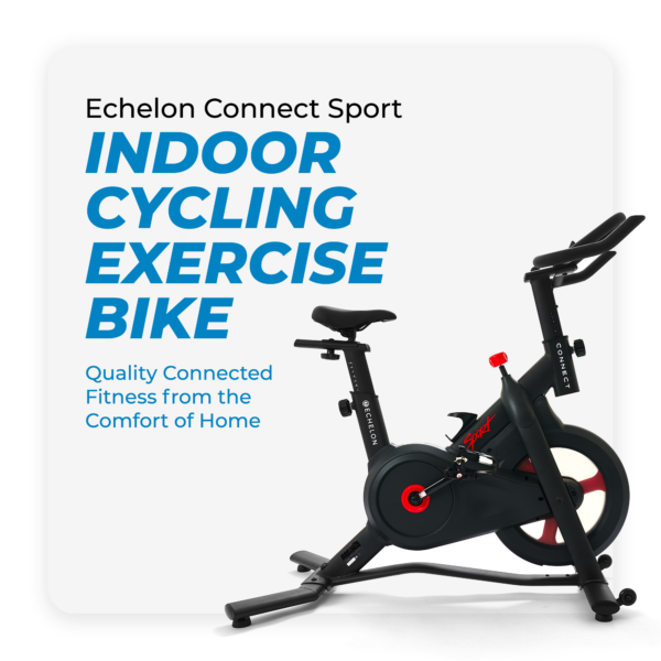 Echelon Connect Sport Indoor Cycling Exercise Bike - Image 3