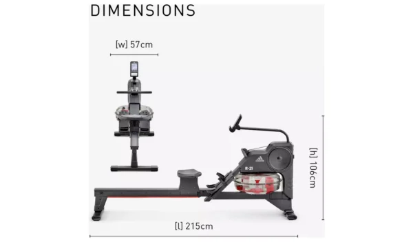 Adidas R-21 Water Manual Rowing Machine - Image 7