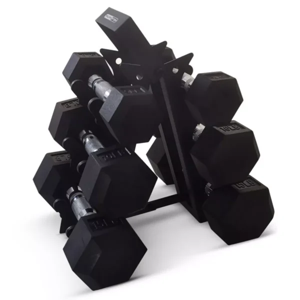 HolaHatha Hexagonal Non Slip Free Hand Dumbbell Weight