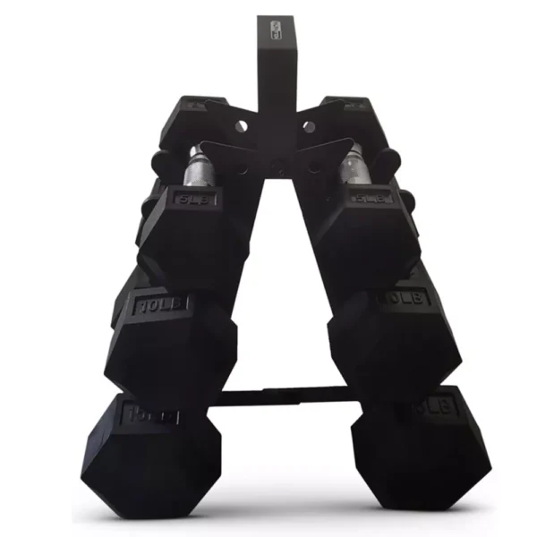 HolaHatha Hexagonal Non Slip Free Hand Dumbbell Weight - Image 6