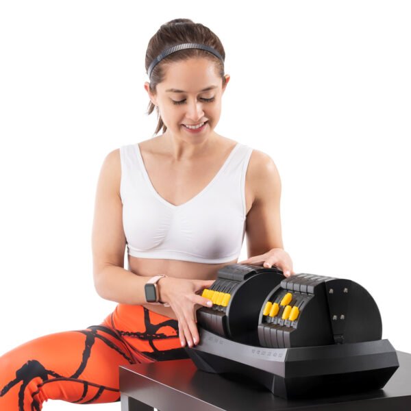 Adjustable Dumbbell System 6 Dumbbells-in-1 up to 50lbs - Image 8