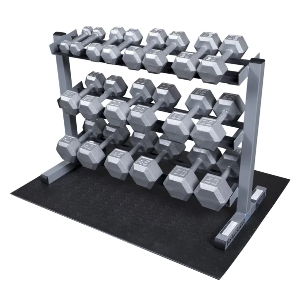 Body Solid GDR363-RFHEX Dumbbell Rack Package