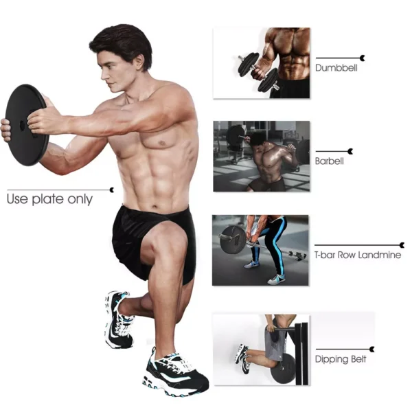 Yaheetech 66LB Adjustable Dumbbell Set Black - Image 7